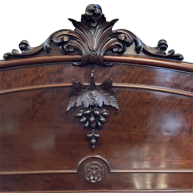 mahogany sideboard detail