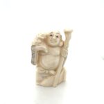 Oriental varved ivory netsuke c. 1900