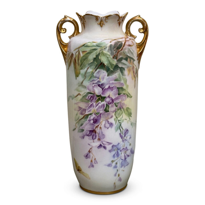 French floral vase