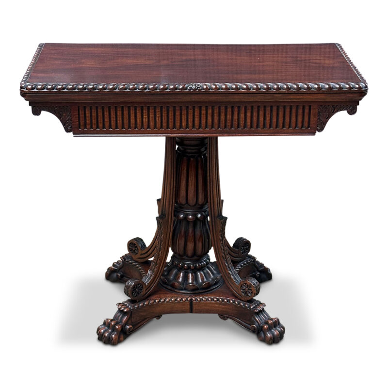 Georgian card table