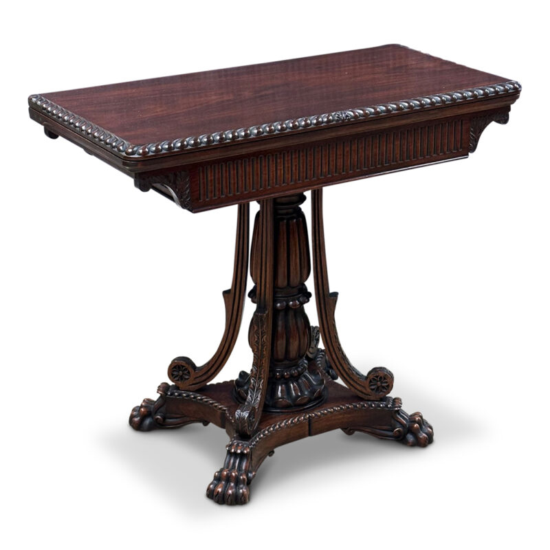 Georgian card table