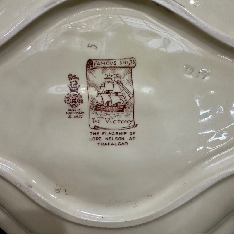 Royal Doulton HMS Victory square dish