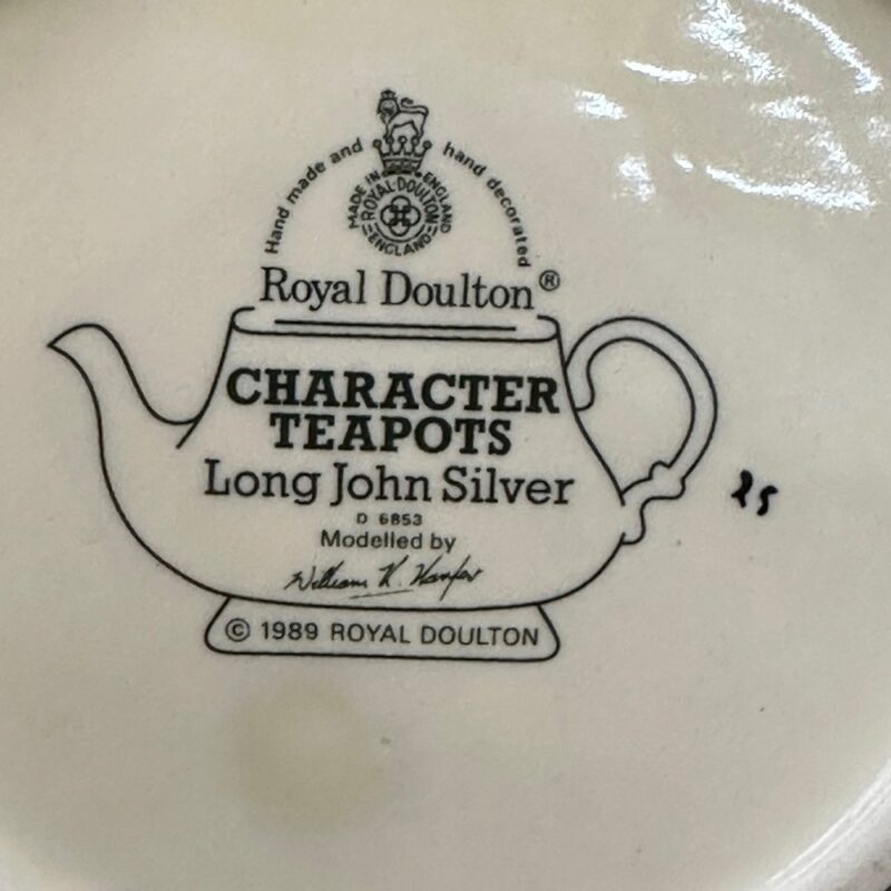 Royal Doulton Long John Silver teapot