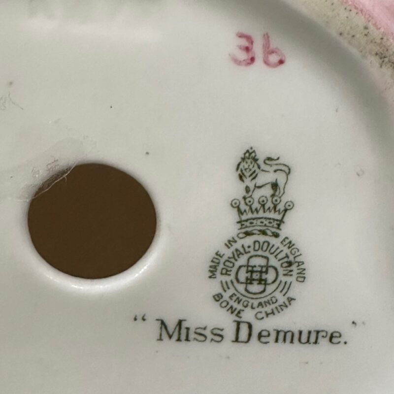 Royal Doulton Miss Demure figure