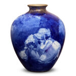 Royal Doulton blue bonnet babies vase