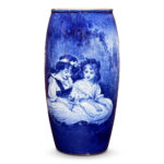 Royal Doulton children in the wood tall vase