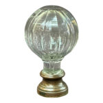 glass newel post finial