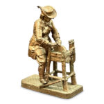 spelter figure of tradesman