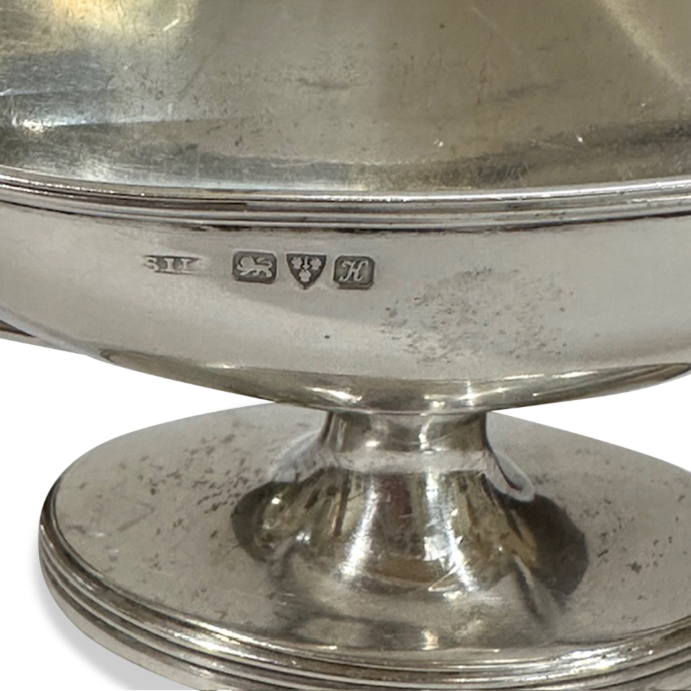 Sterling silver salt cellar/dish chester c. 1910