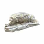 alabaster tiger figure