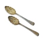 pair berry spoons