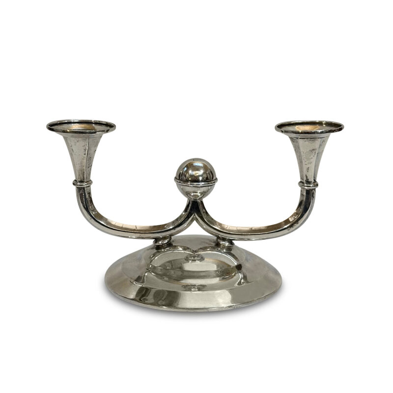 silver candelabra