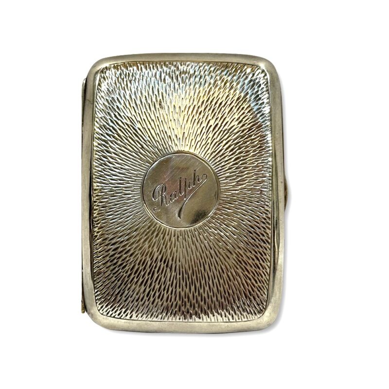 silver cigarette case