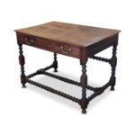 country oak hall table with drawer