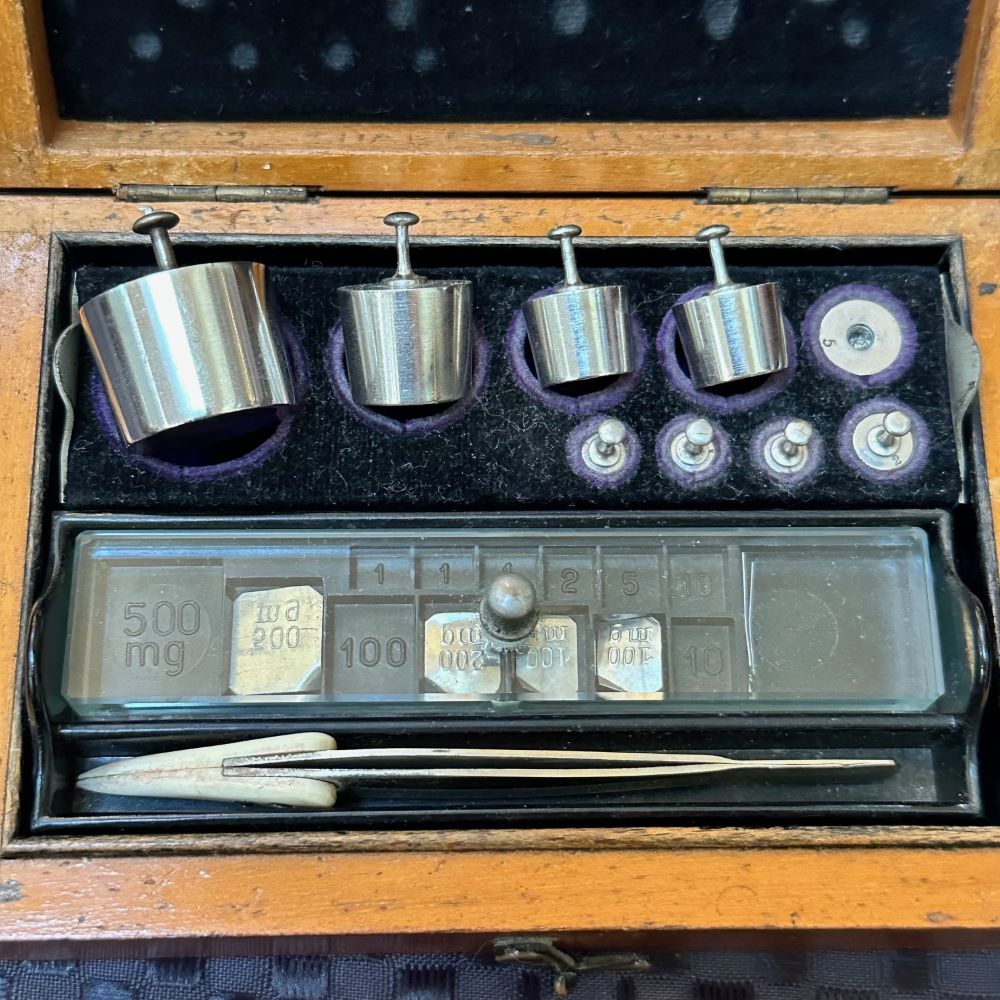 antique set of weights