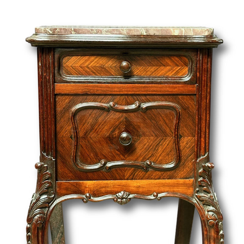 Antique French bedside table