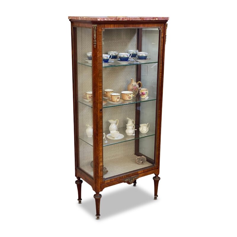 French Kingwood vitrine