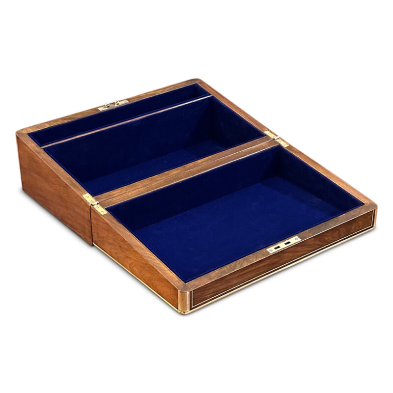 brass edged jewellery box