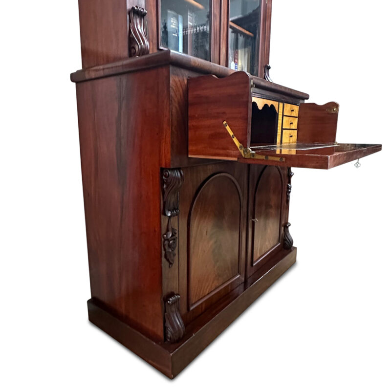 mahogany bookcase