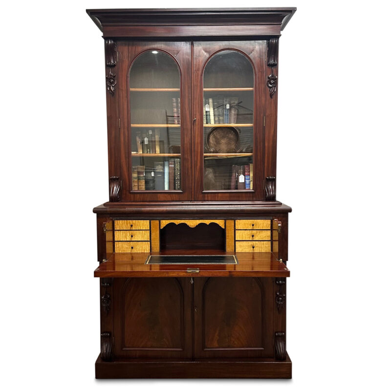 mahogany bookcase