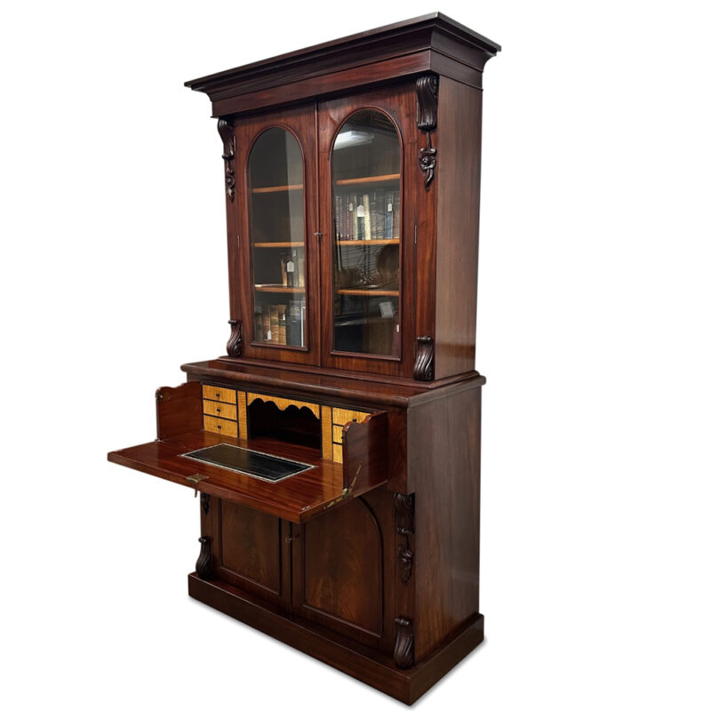 mahogany bookcase