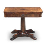 antique rosewood card table