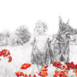 For Gallantry | They Also Served exhibition Sarah Wallace Smith - War Dog Antis artwork