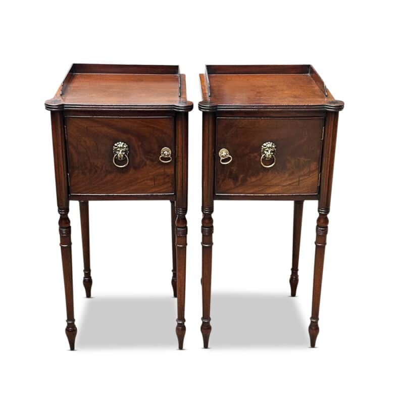 Georgian style bedside tables