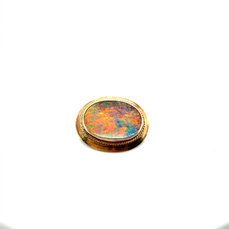 Opal brooch