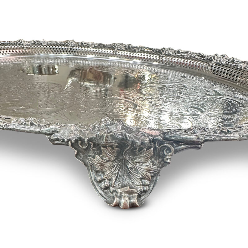 Large Sheffield silver plate butlers tray