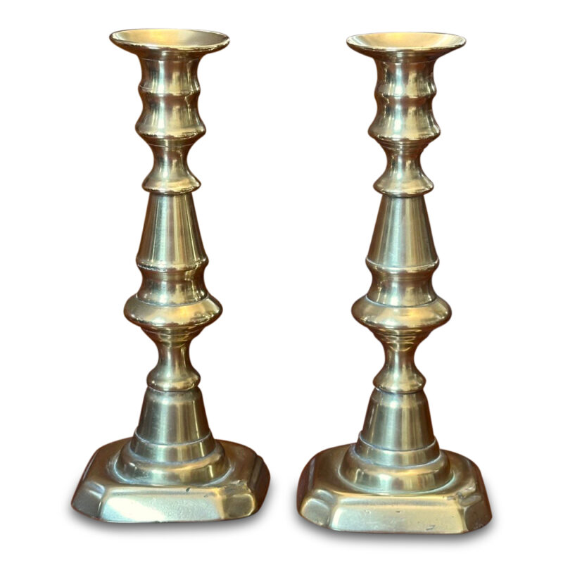 Pr brass candlesticks