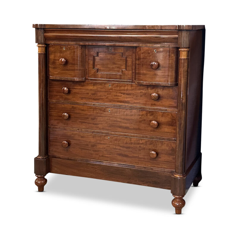 19th century Scottish chest with 8 drawers