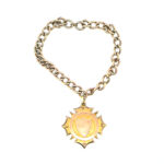 9ct gold medallion on chain