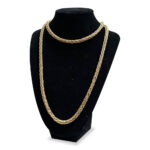 18ct gold foxtail necklace