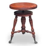 Antique piano stool