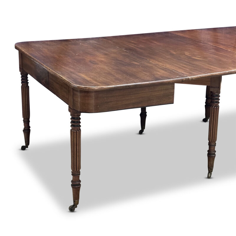 Georgian drop leaf dining table