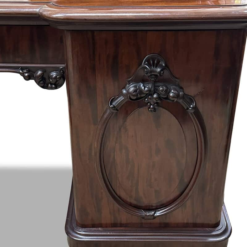 Mahogany pedestal sideboard