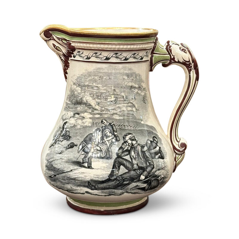 Burslem royal patriotic jug c.1854